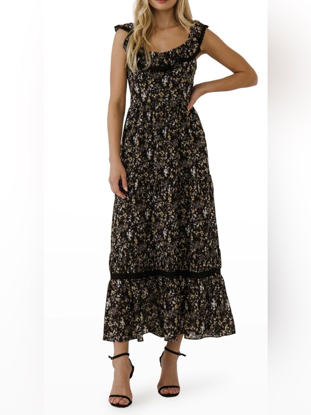 ✨ ANTHROPOLOGIE ✨ boho floral summer maxi dress, never worn